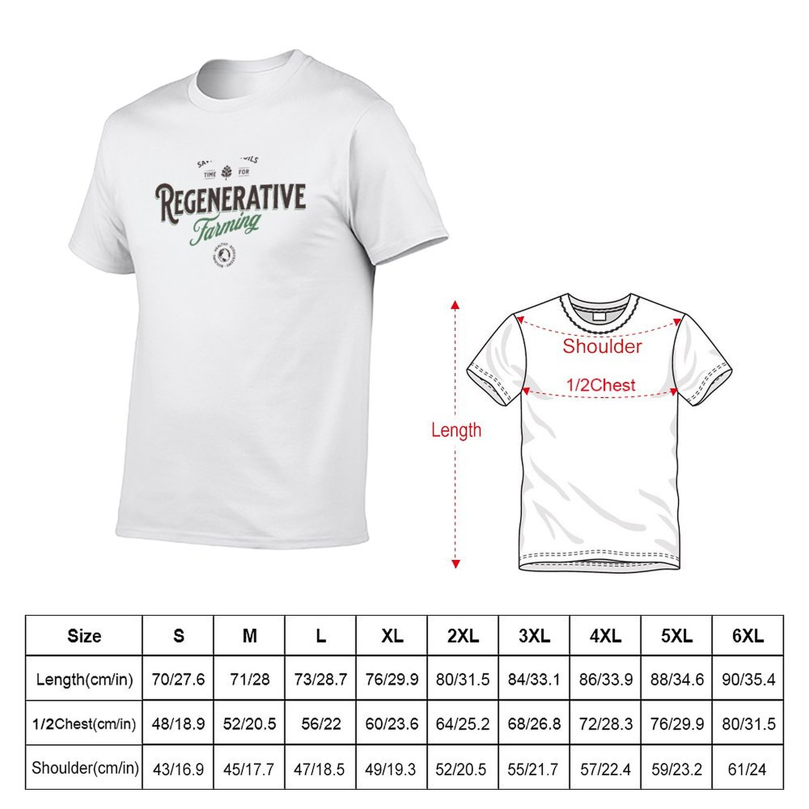 T-shirt d'agriculture régénéra - Regenerative Farming Agriculture avis et prix